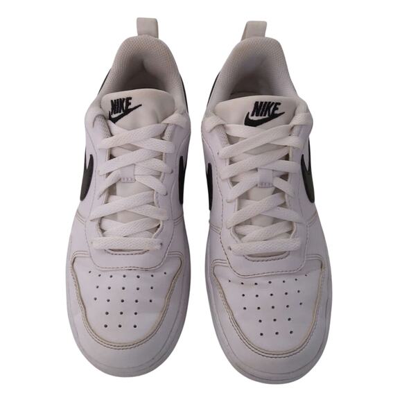 Fetch Nike Court Vision Low Next Nature White &  Black size 4.5 Y, 6 W Athletic - Picture 2 of 9